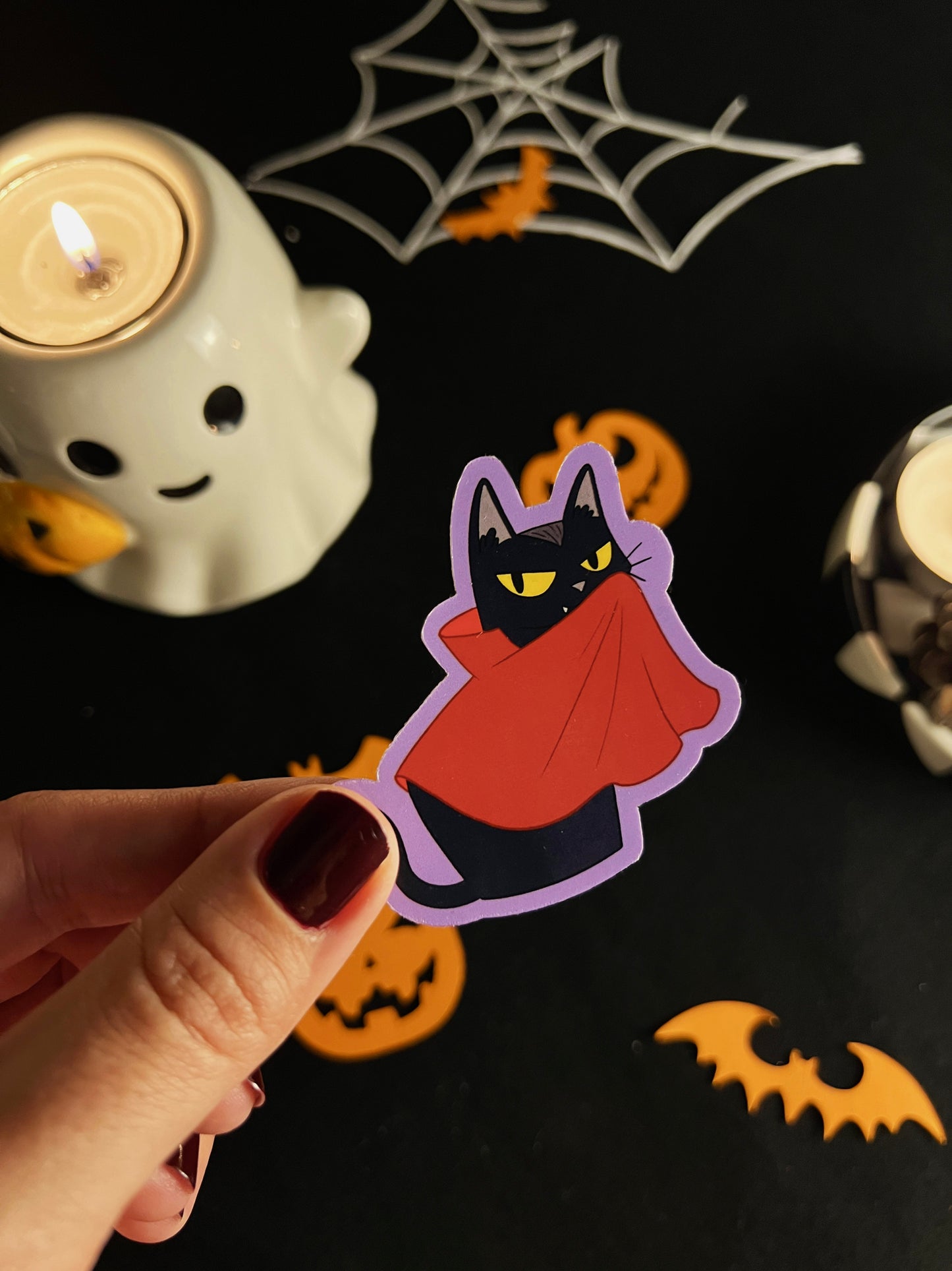 Blackgato Vampire Sticker