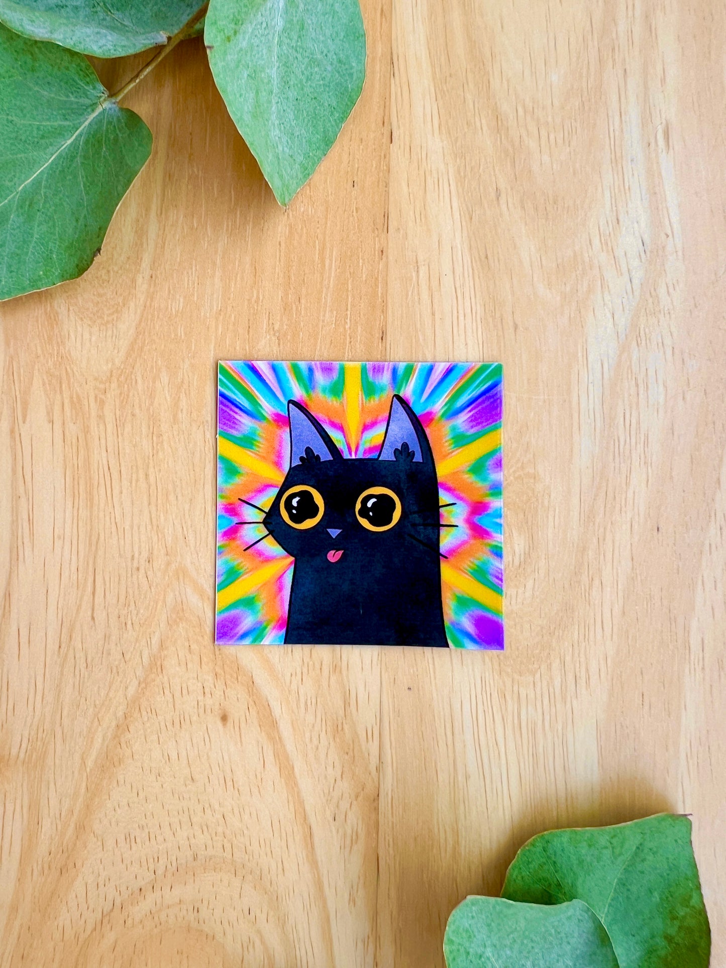 Trippy Gato Sticker