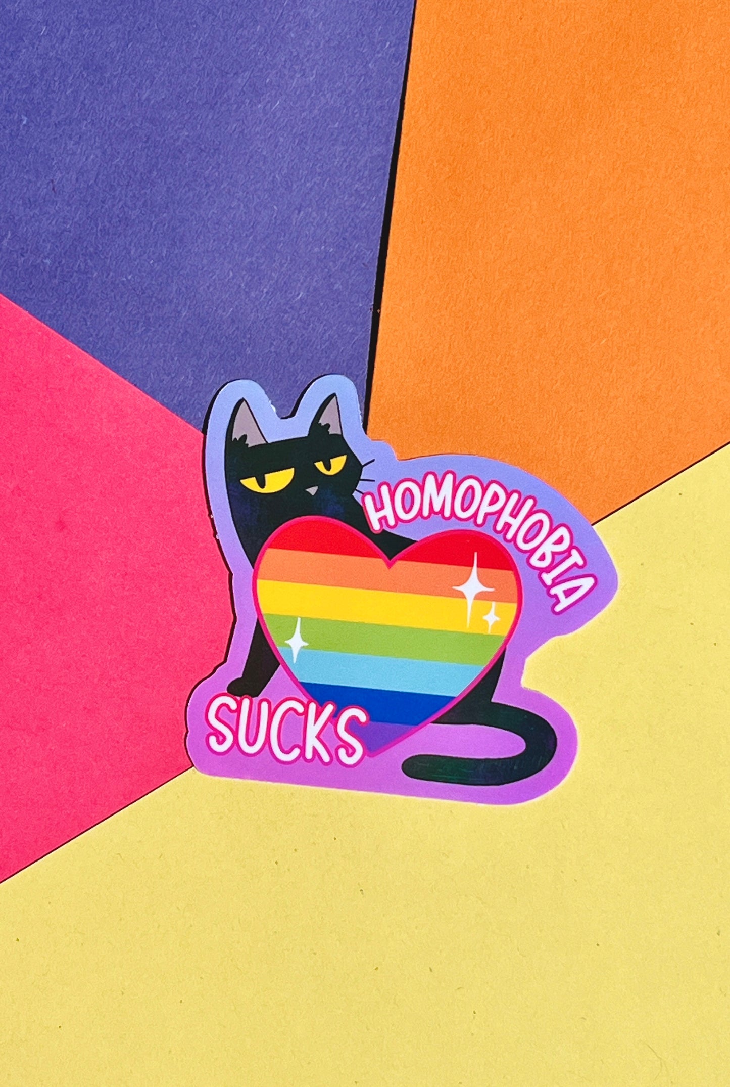 Homophobia Sucks Sticker