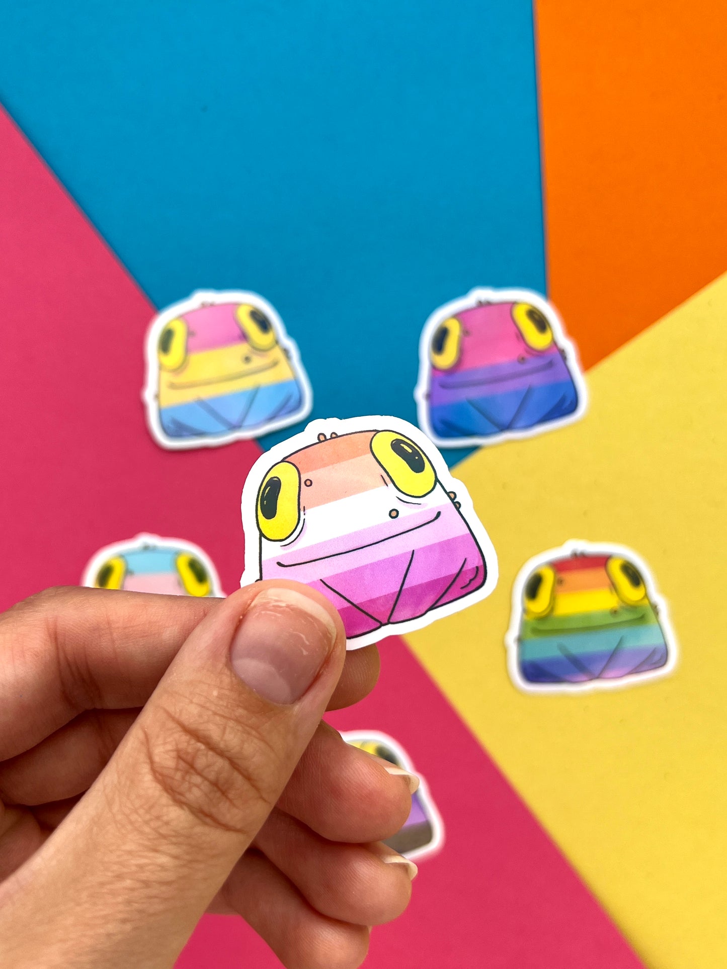 Pride Toads Sticker